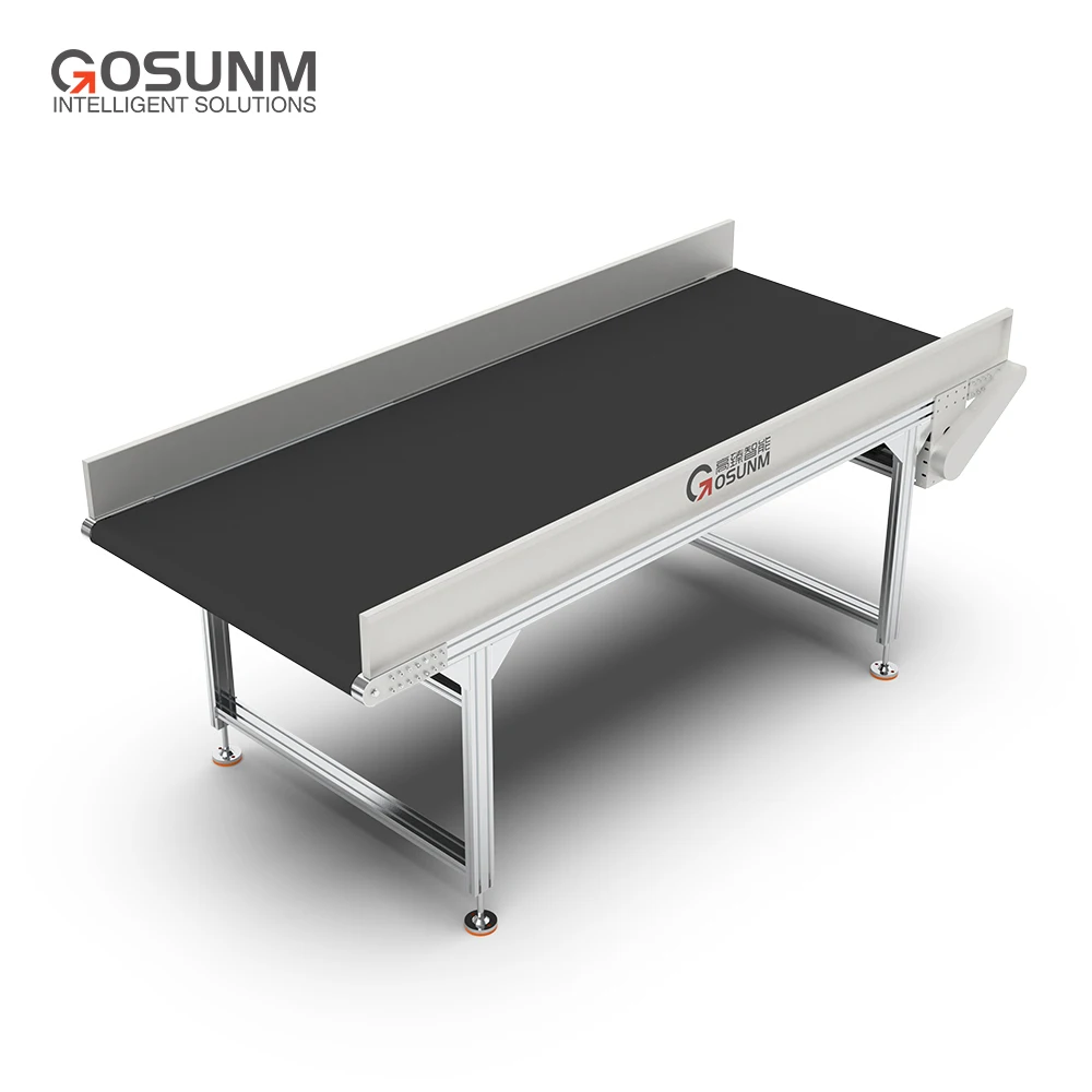 

High Performance Small Industrial Belt Conveyor New Aluminum Profile Assembly Line with Stainless Steel Belt