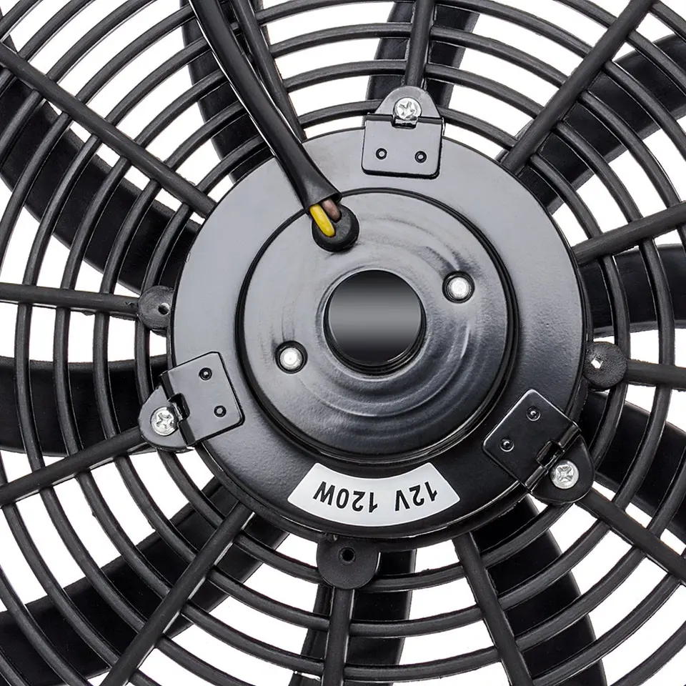 Ventilateur Radiateur 16 Pouces Push-Pull 12V 120W – Refroidissement Puissant 2250 Tr/min Avec Kit Montage Universel (Noir)