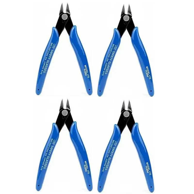 

Side Cutting Pliers 5 Inch Side Cutter Clippers Multifunction High Leverage Diagonal Pliers With Ergonomic Handle