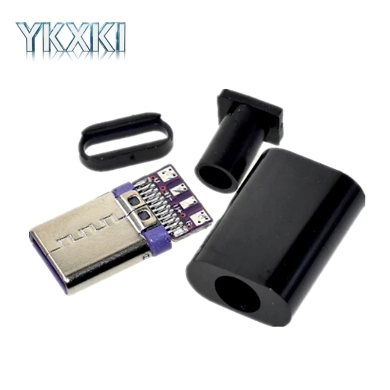 5PCS 10PCS TYPE-C Stecker 3A 5A DIY Mobile Datenkabel Zubehör mit Shell Ladekabel Schnelle Lade