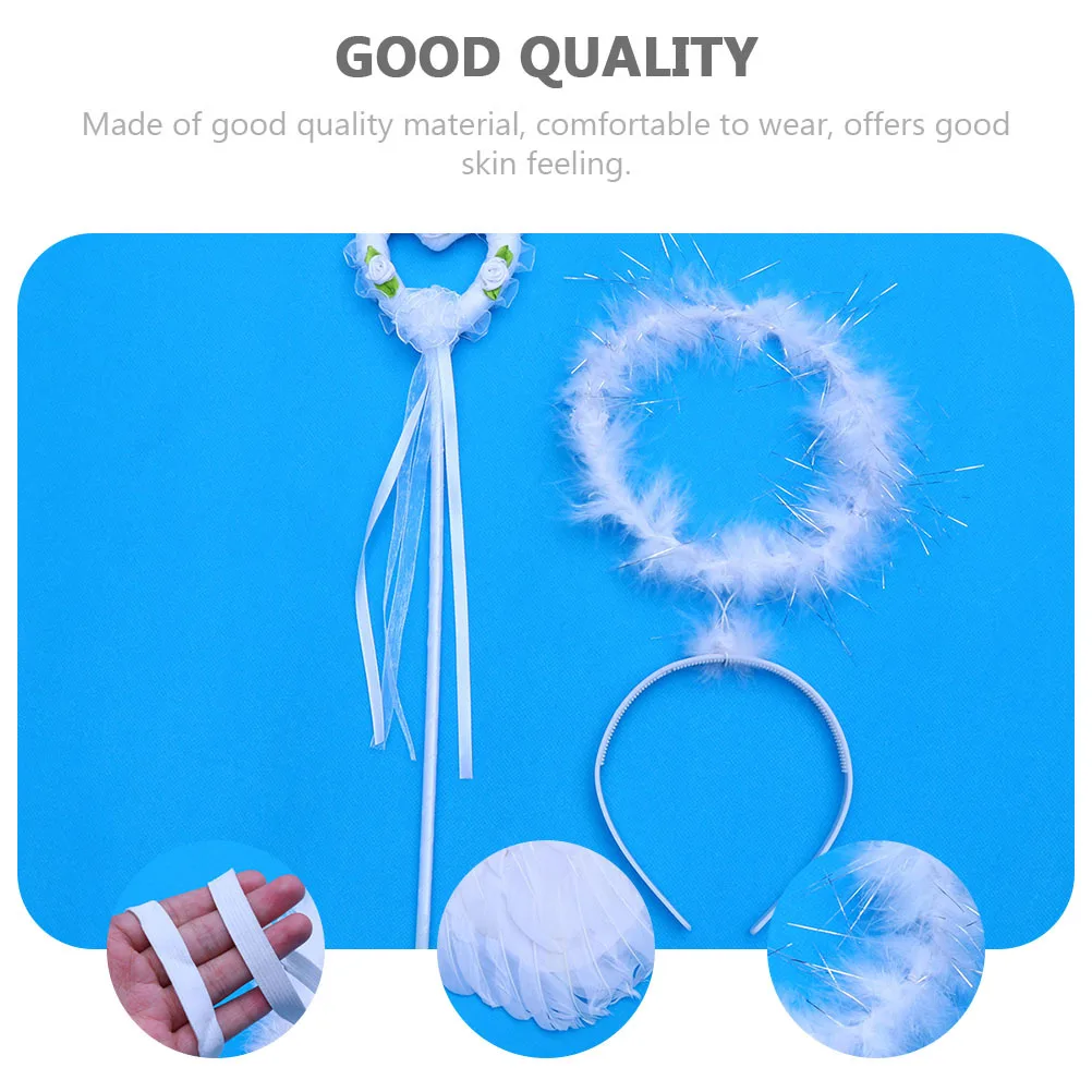 دعامة أزياء حفلات Angel Wings بتصميم أنيق للارتداء اليومي والمناسبات، بدلة أداء للأطفال