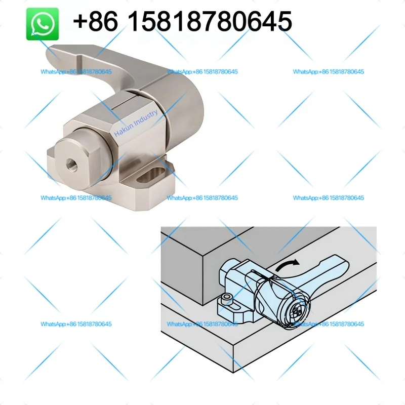Side push quick fixture (wedge type) suitable for CNC machining compression and various industries