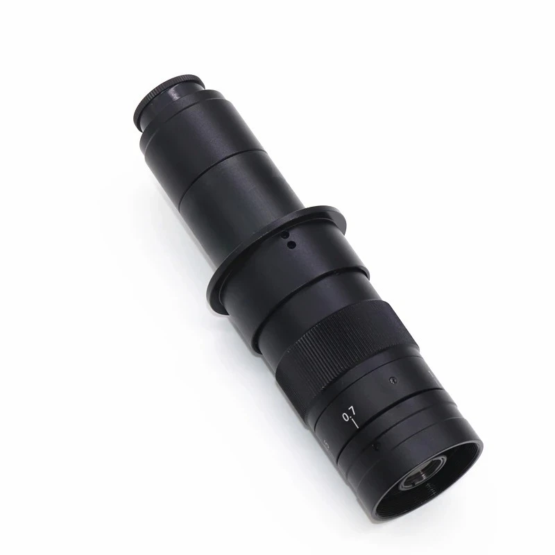 0745 card position microscope lens single tube lens 21-135x continuous zoom adjustable