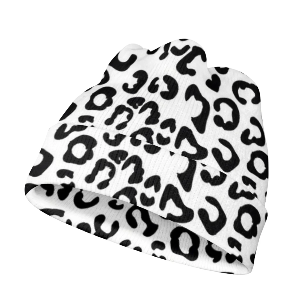 

HYCOOL Hot Fashion Autumn Winter Hats Leopard Beanie For Men Knitted Hat Fashion Hat for Adults Gift For Women Men