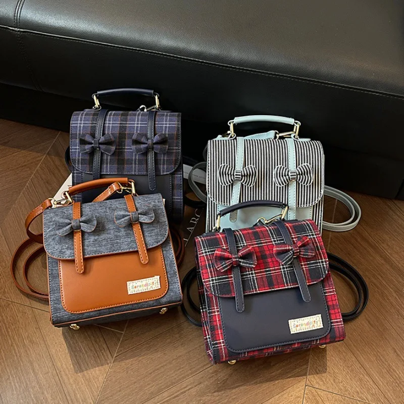 New Student Backpack Fashionable and High-quality Women's Backpack High-end and Versatile Travel Women's Crossbody Storage Bag