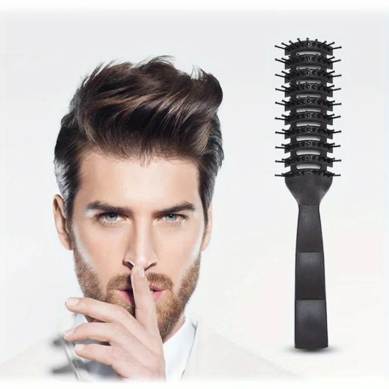 1pc Anti-Static Hair Comb Brush for Hairdressing and Barbering - High Quantity Hair Care Tool for Curly Hair