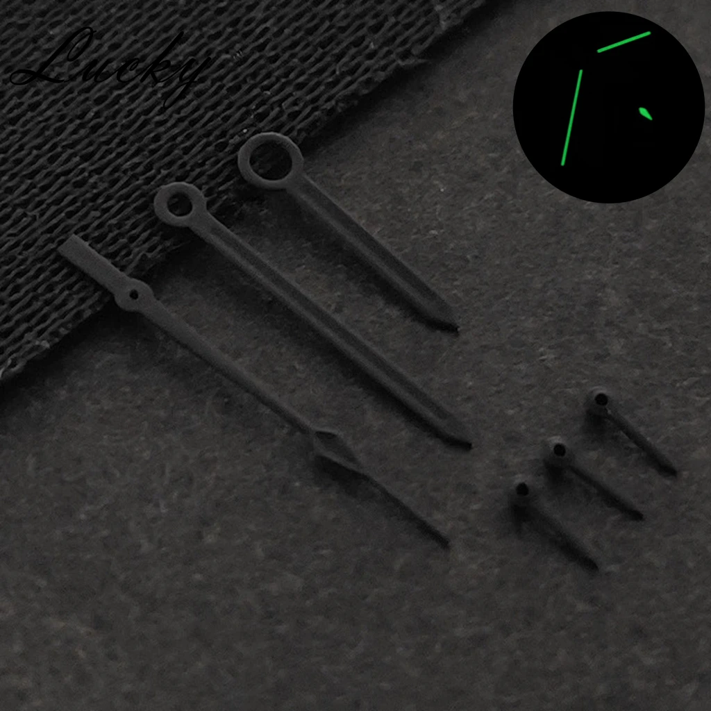 VK63 ساعة الأيدي C3 الأخضر مضيئة أبيض أزرق أسود صالح VK63A VK64 ساعات يد تعمل بالحركة الكوارتز أجزاء مؤشر/إبرة الملحقات