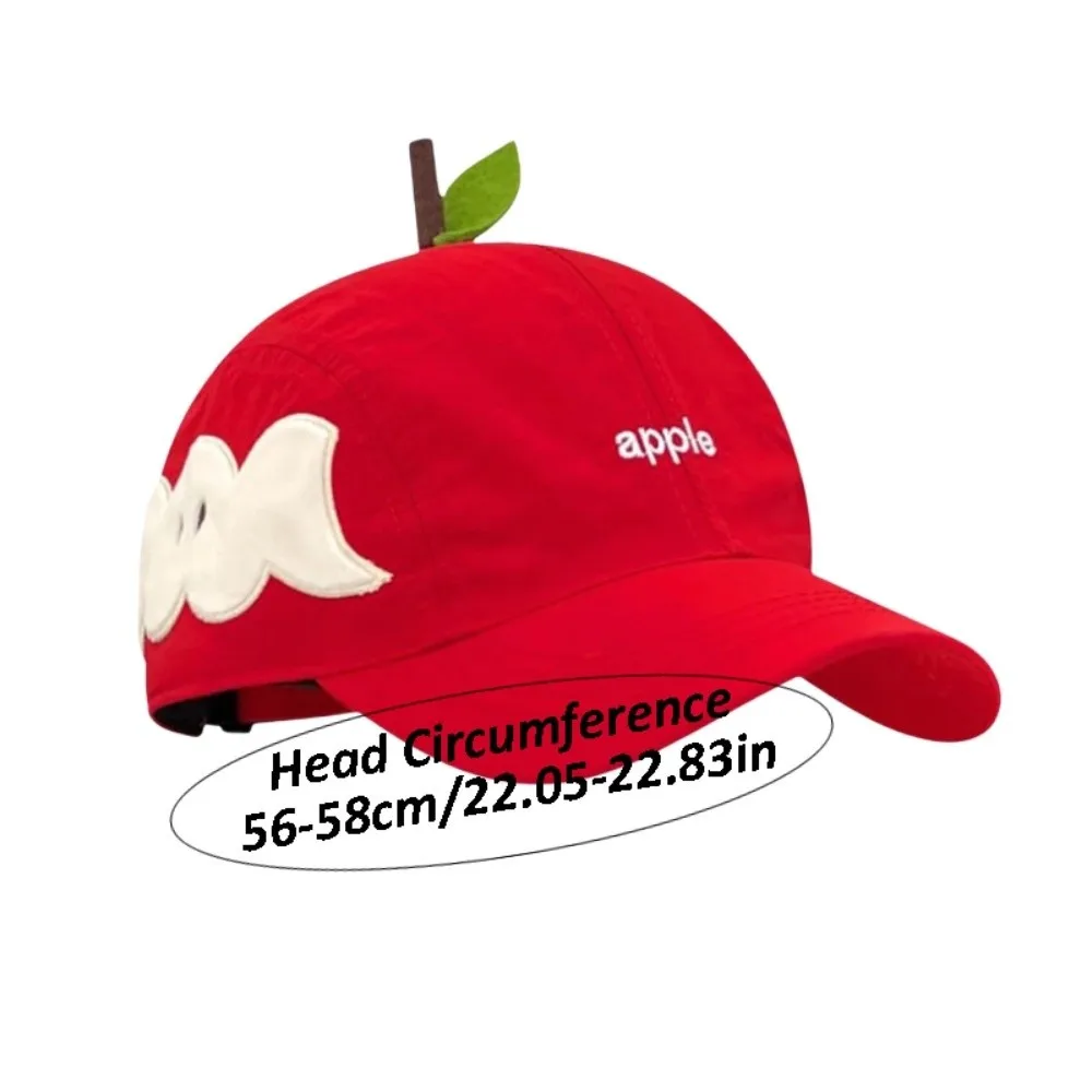 Acessórios de vestuário algodão frutas boné de beisebol protetor solar pico bordado carta chapéu moda legal criativo frutas boné rua