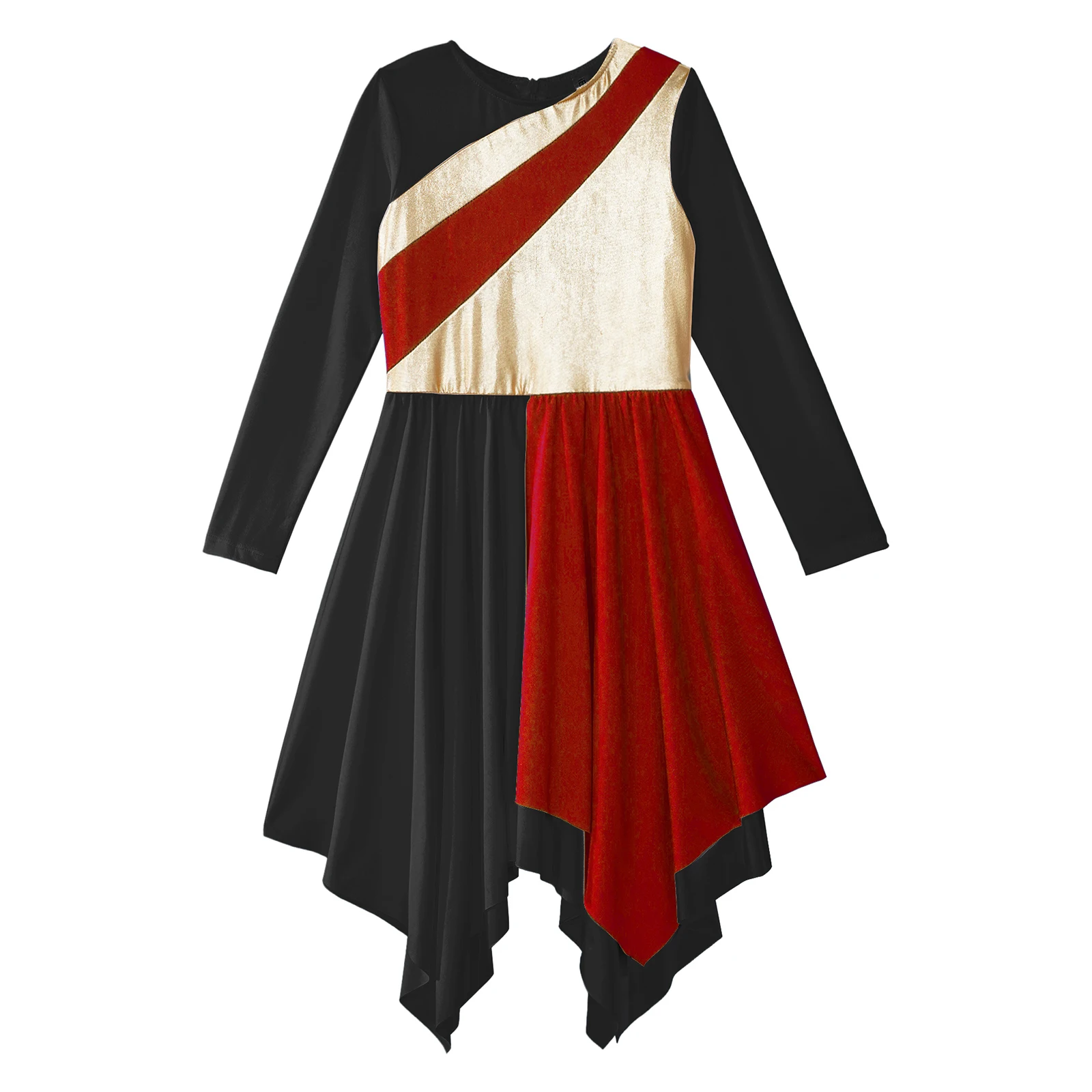 Ragazze balletto lirico Dancewear chiesa cristiana danza tunica vestito culto Robe liturgica lode valzer sala da ballo Costume