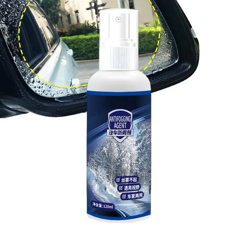 Anti Fog Spray For Windshield Multi-Use Glass Cleaner For Vehicles Anti Fog Spray For Clear Vision Glass Fog Removal Anti-glare