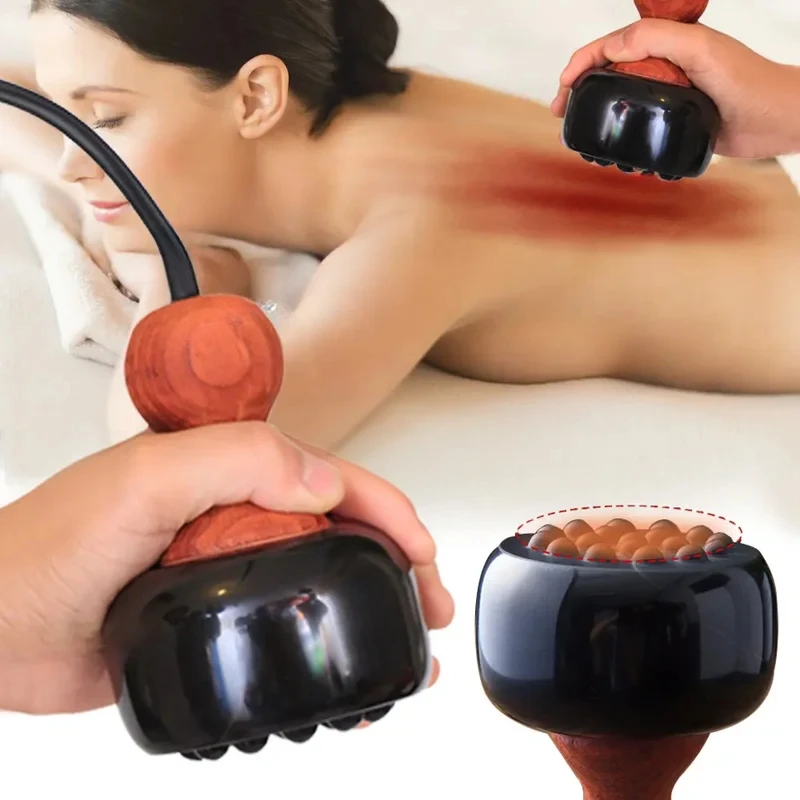 Relaxation Spa Massage Relax Muscles Guasha Slimming Heating Energy Stone Hot Back Cellulite Massager Body