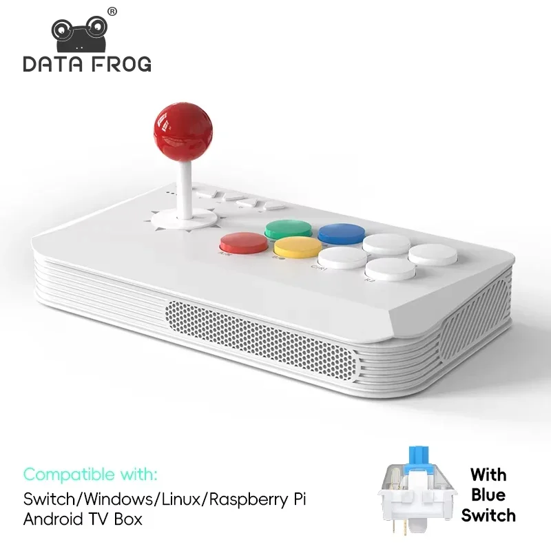 

Аркадный стик DATA FROG Y5A для Switch 2 и ПК с Windows, беспроводной аркадный стик для файтингов с приемником 2.4G