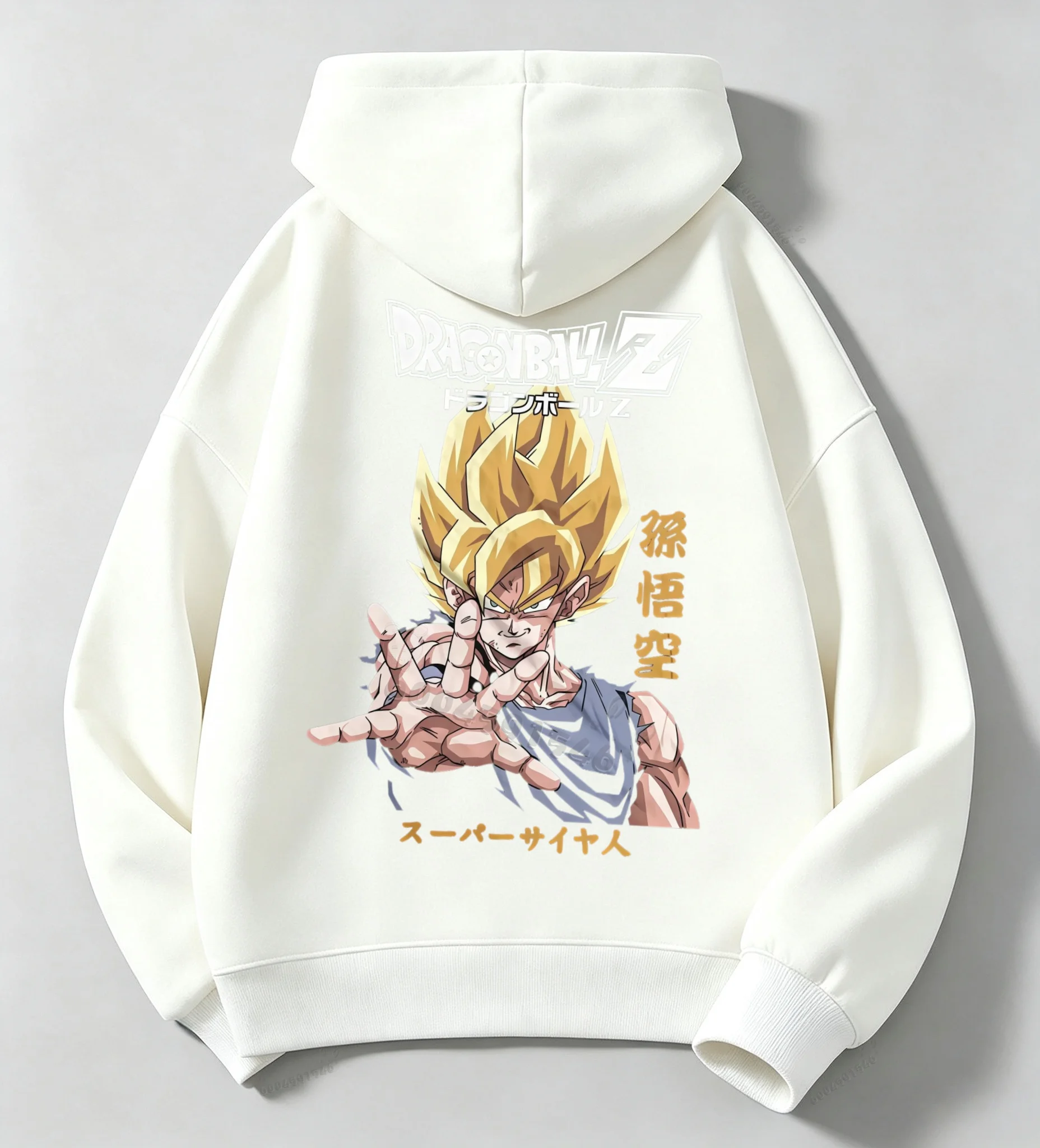 Dragon Ball Z Herbst/Winter Kinder-Kapuzenpullover - Cooler Charakter-Anime-Print Warmer Pullover für Jungen und Mädchen – Detail 12