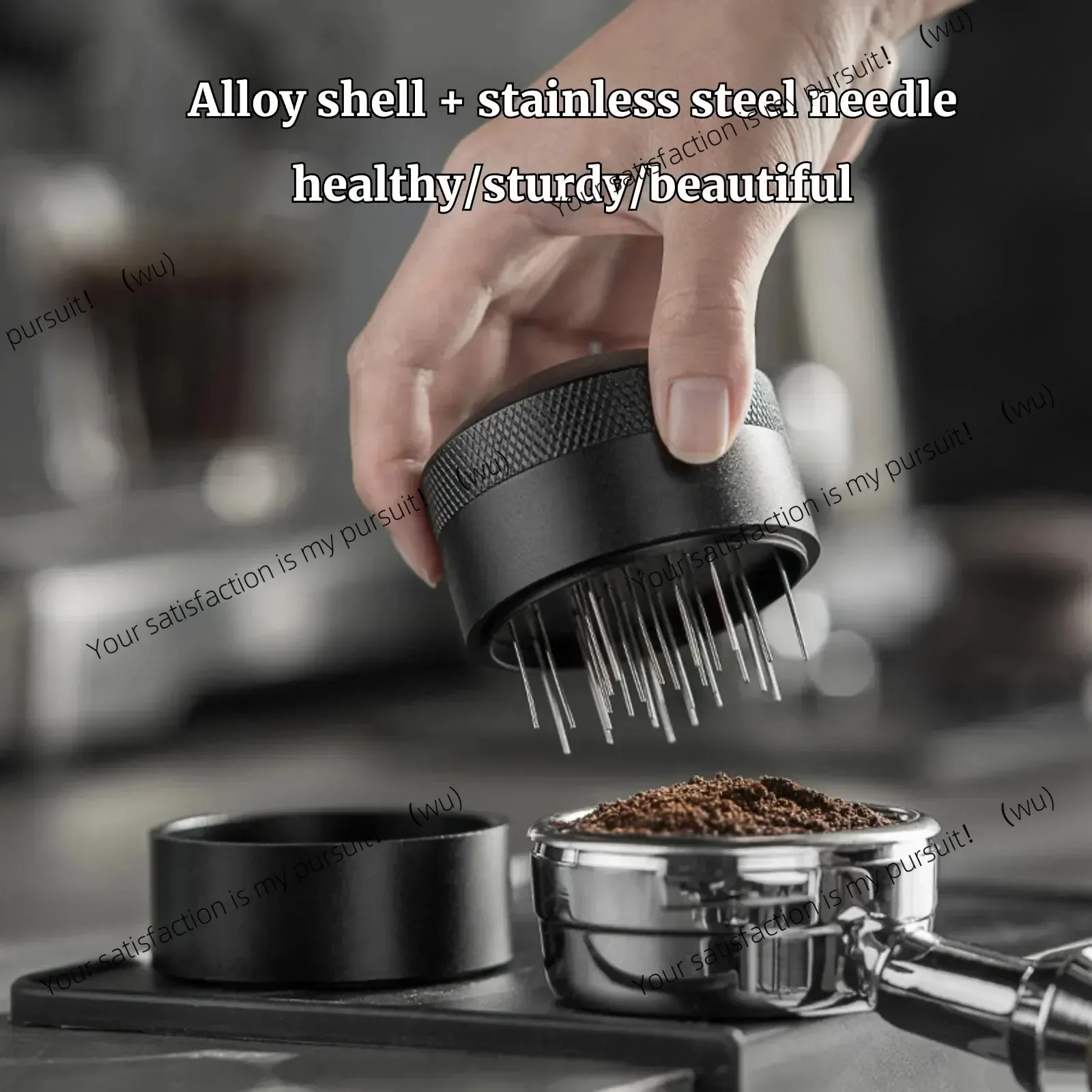 Espresso Stirrer WDT Tool, Espresso Distribution Tool for 51mm 54mm 53mm 58mm Portafilter, Coffee Powder Stirring Tool