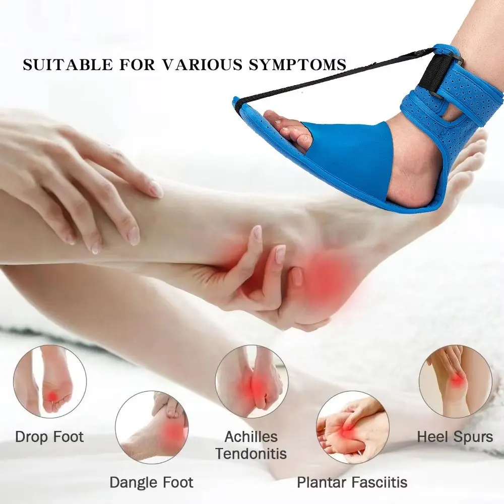

Fixed Plantar Fasciitis Splint Brace Compression Breathable Dorsal Drop Foot Orthopedic Brace Comfortable Stretched