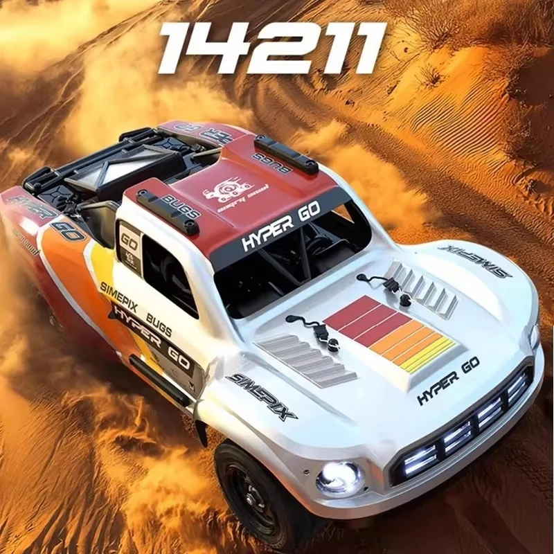 

MJX14211 Short Card 1:14 Four-Wheel Drive Off-Road Drifting Flat Running Electric Remote Control Car Brushless Metal RC Model