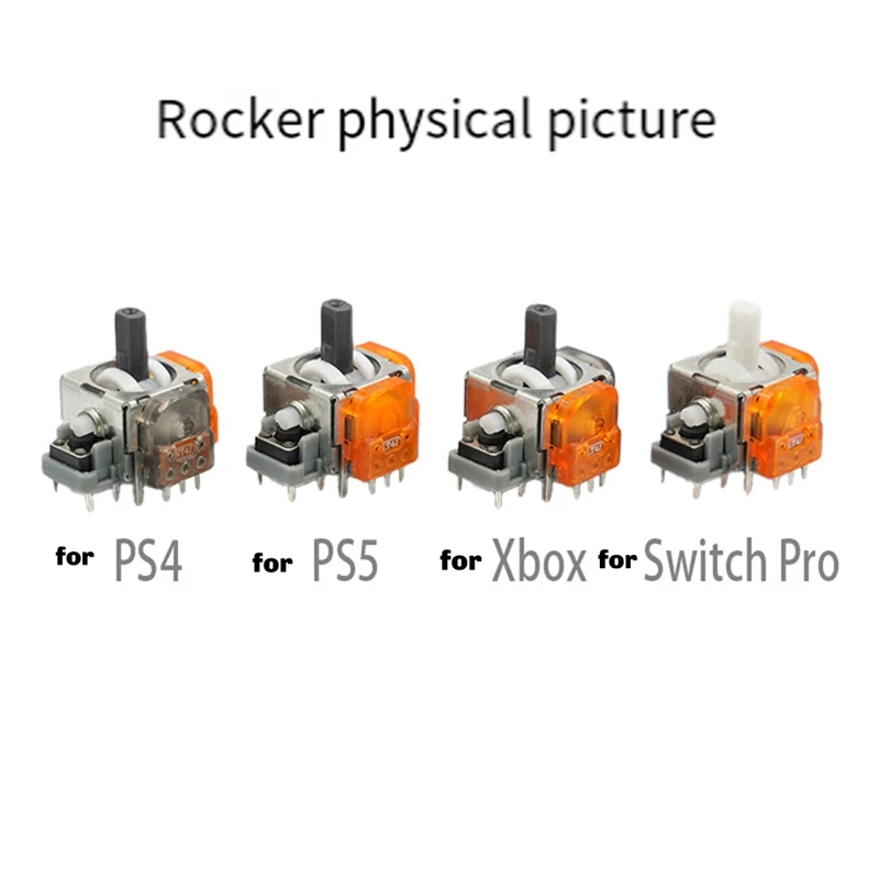 5 คู่ Anti-Drift TMR จอยสติ๊กแม่เหล็กไฟฟ้า Gamepad Controller เปลี่ยน Joystick Controller สําหรับ Series