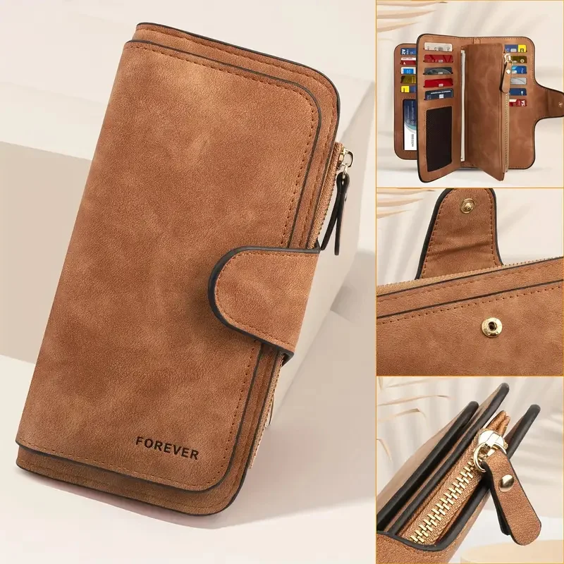 Women Wallets Fashion Lady Wristlet Handbags Long Money Bag Zipper Coin Purse Cards ID Holder Clutch Woman Wallet Burse Notecase