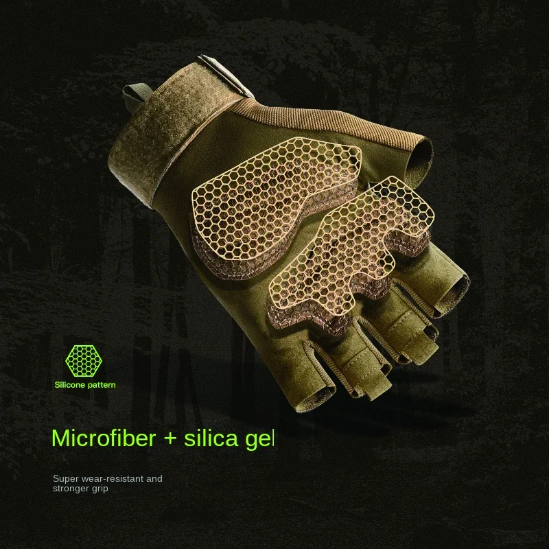 Tactical Gloves Full Half Finger Airsoft Combat Sports Gloves Men\'s Cycling Military Hunting Gloves Winter Work Warm Gloves