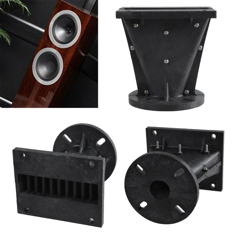 Line Array Speaker Tweeter Accessory - Durable Horn Wave Guide Throat for DJ, Home Theater & Professional Mixer