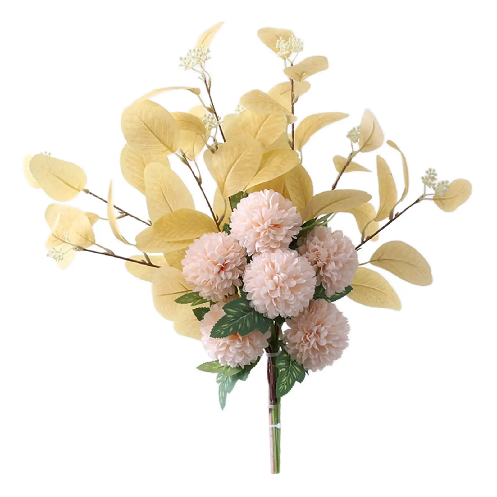 Weiße gefälschte Blumen blauer Blumenstrauß Hortensie künstliche Blumen Chrysantheme Seiden blumen künstlich für Dekoration Blume – Detail 11