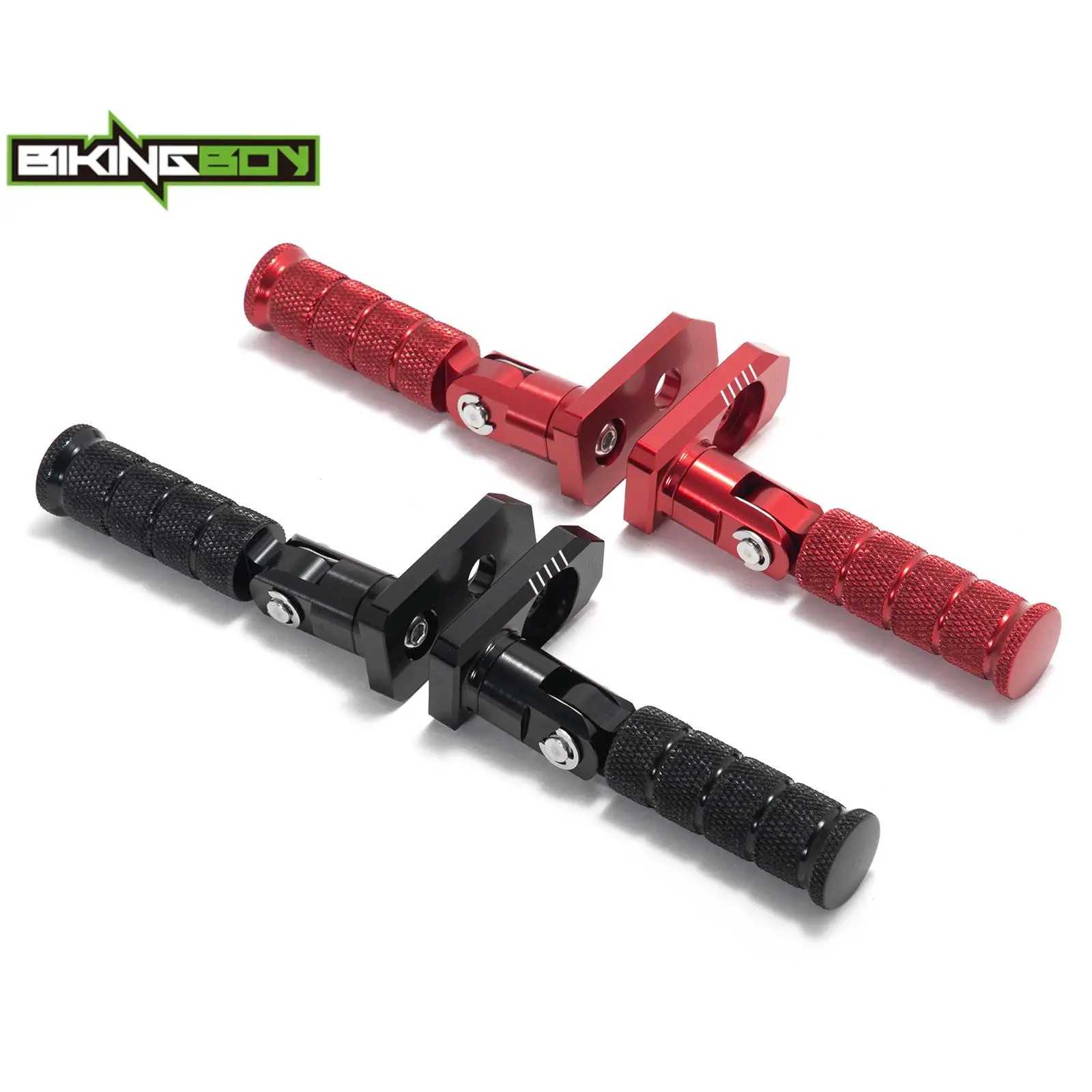 BIKINGBOY Stunt Foot Pegs Rests Pedal For Apollo RFN For Beta Explorer Electric Dirt Bike Off-Road MX Motocross Aluminium Alloy