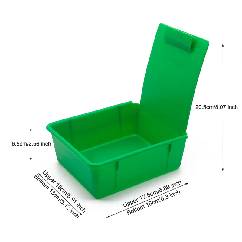 Caixa De Armazenamento De Laboratório Dental, Panelas De Bandeja De Plástico PP Coloridas, Estojo Durável com Suporte De Clipe, Material De Ferramenta De Odontologia