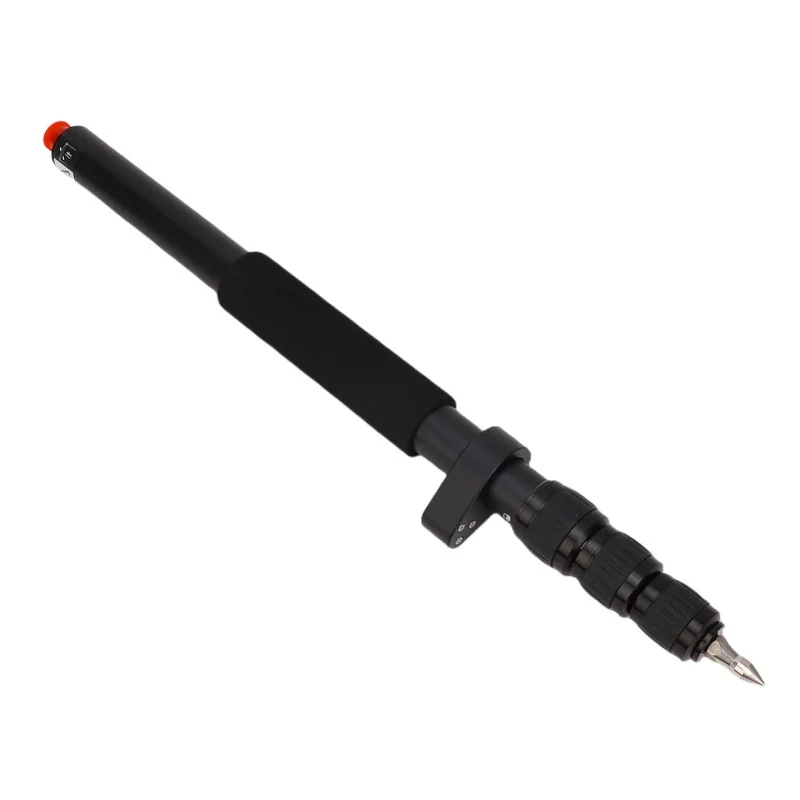 Telescopic GPS Rover Rod Aluminium Alloy Accurate Bubble Stable Structure 1.5m Land Surveying RTK GPS Pole