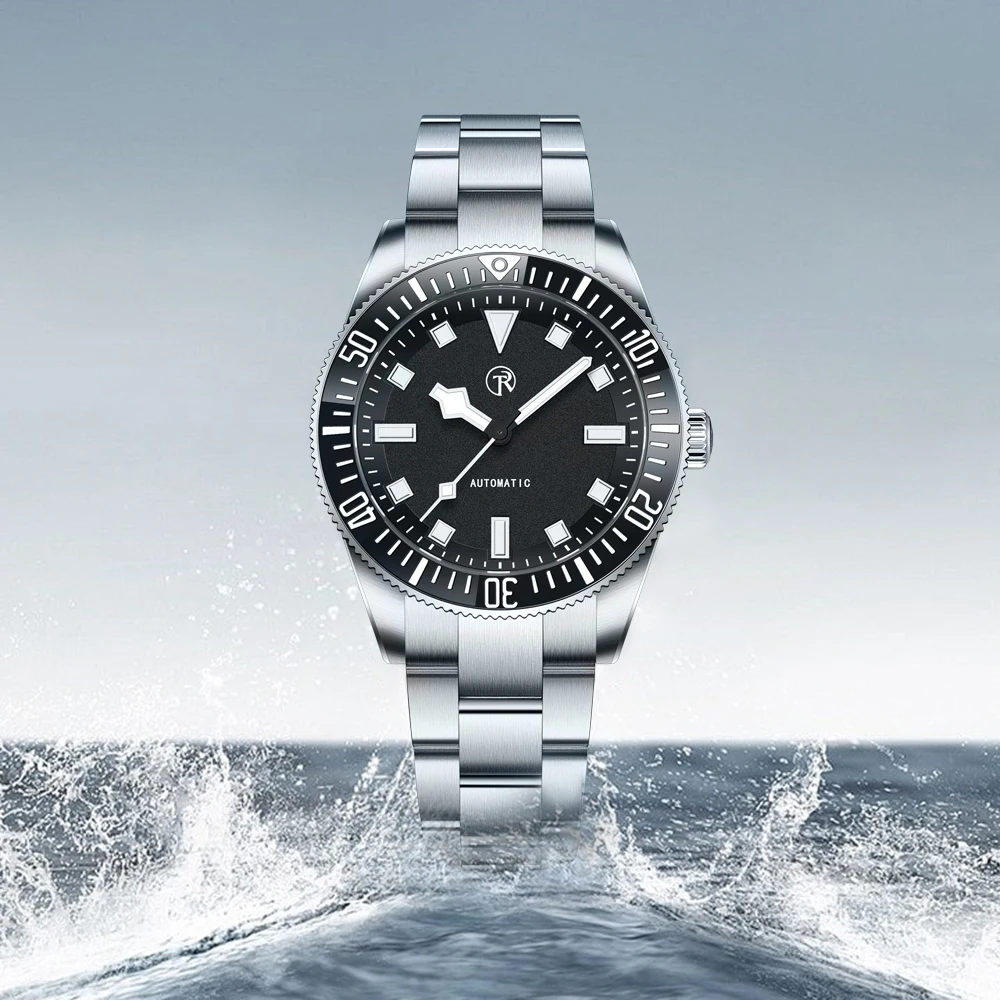 RollsTimi Herenhorloge Mechanische Horloges Voor Man NH35 Automatische Horloges Luxe AR Saffier Spiegel Klokken Complete Kalender