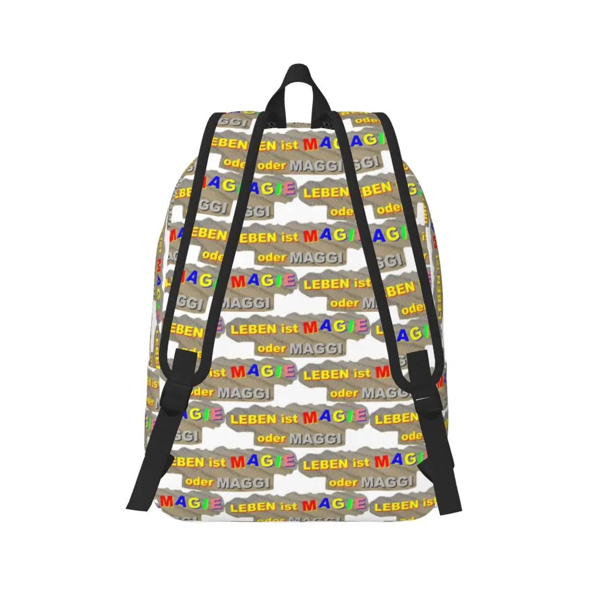 LIFE Is MAGIC Or MAGGI Backpack Daypack Large Capacity Children BookBag School Bag Shoulder Bags for Men Women