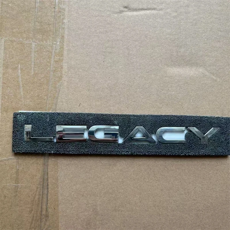 

Серебряная наклейка с эмблемой LEGACY, задняя наклейка для SUBARU, наклейка на багажник для SUBARU LEGACY DIT B4 Outback BRZ SUBARU, наклейка ABS