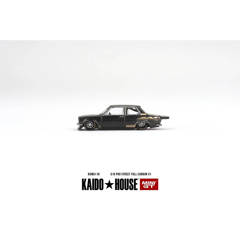 MINIGT Kaido House In Stock 1:64 NSX M3 CIVIC EF Skyline GTR R34 510 WAGON R33 Carbon Openable Hood Diecast Diorama Car Model