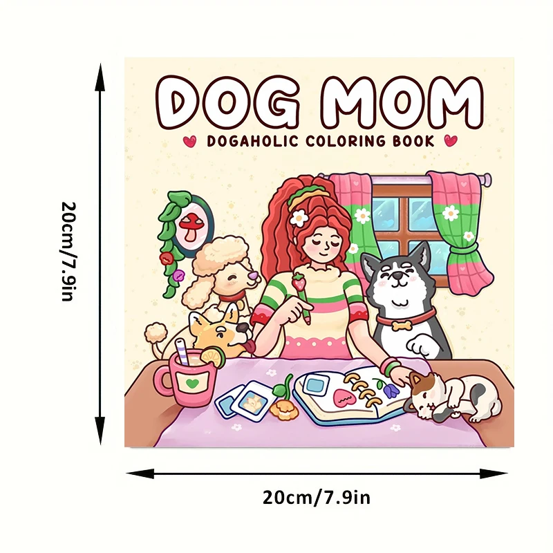 28 صفحة كتاب تلوين الكلاب البنات للبالغين |   كتاب التلوين، لوازم الرسم لعيد الميلاد وعيد الشكر