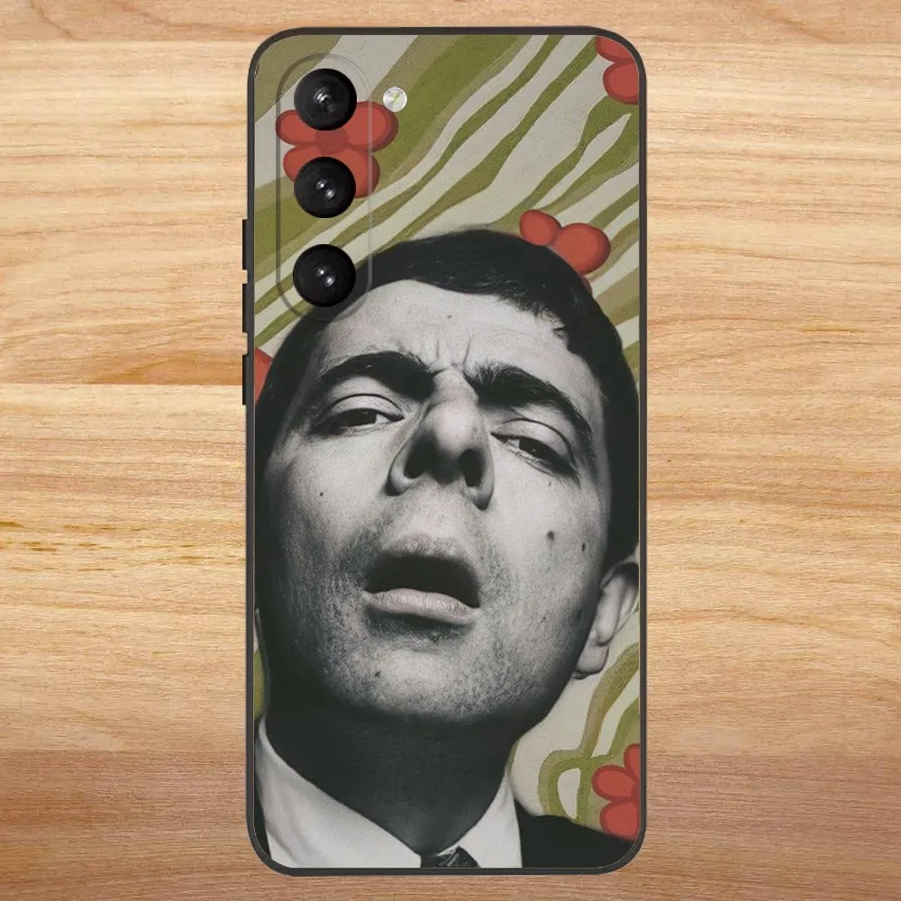 Funny Mr B-BeanS Phone Case For Samsung S23,23,22,30,21,10,9,Note20 Ultra,Lite,Ultra,5G,Plus,FE,Black Soft Case