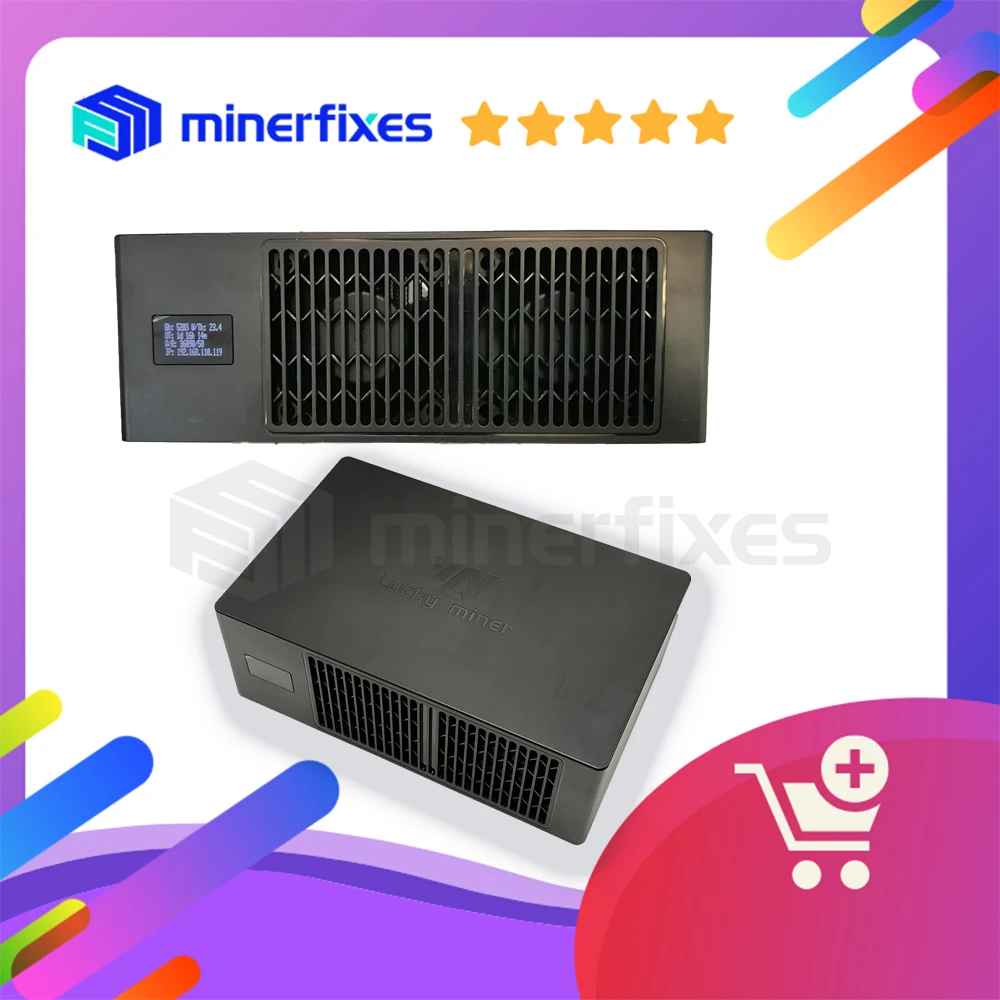 Bitcoin miner lucky miner lv08 better than bitaxe supra Btc miner  Mining Machine crypto miner Solo miner WIFI 4TH/S Asic Miner