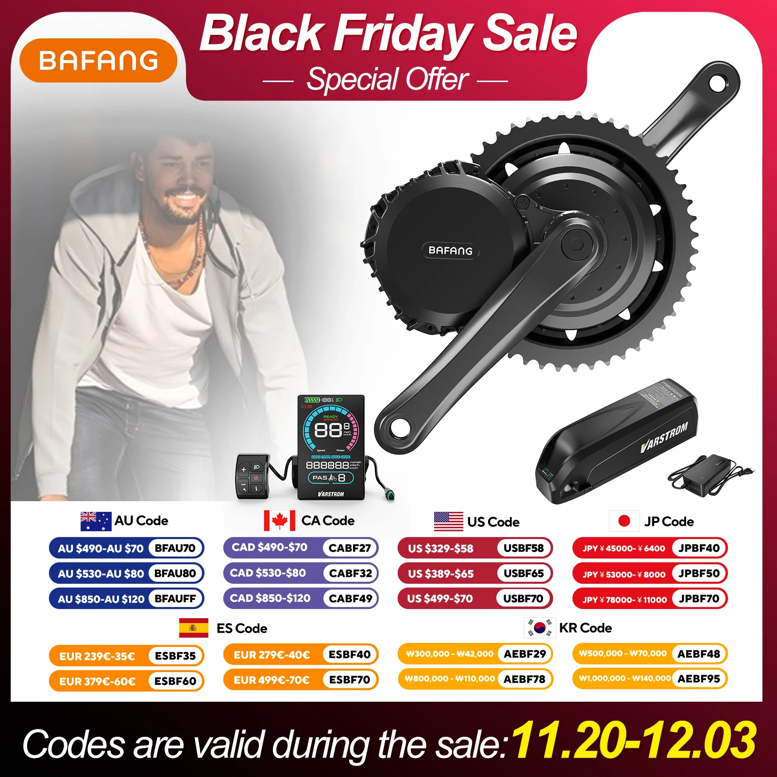 

BAFANG 48V Mid Drive Kit Ebike Conversion Kit with Battery BBS02 BBSHD 1000W 750W Mid Motor for 68-73MM Mountain Road Bike