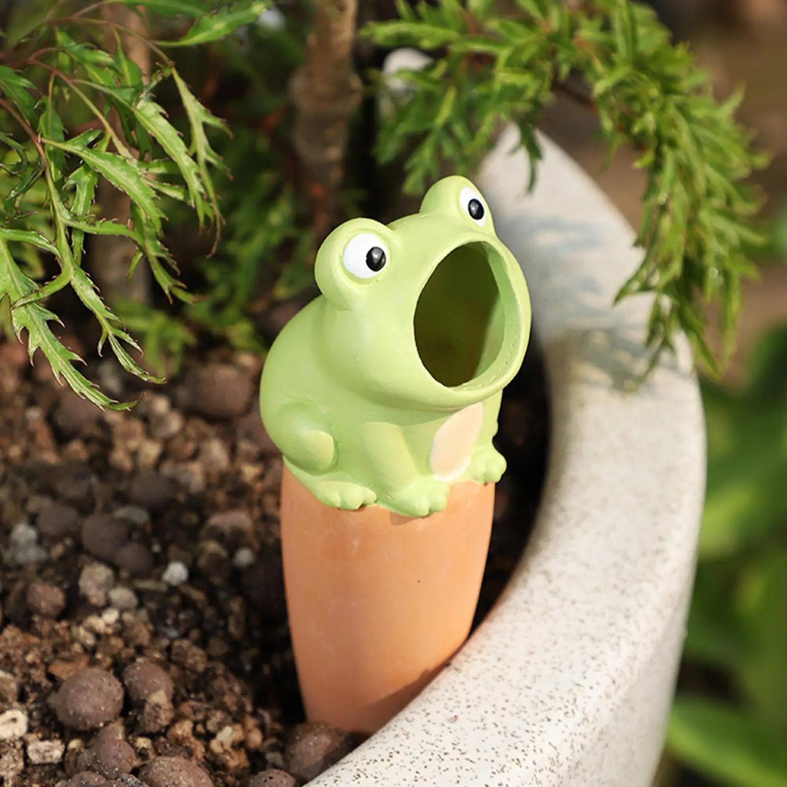 

Water Globe 6 Pieces Automatic Animal Shape Terracotta Waterer Plant Self Watering Globes For Outdoor Indoor Home House Balcony