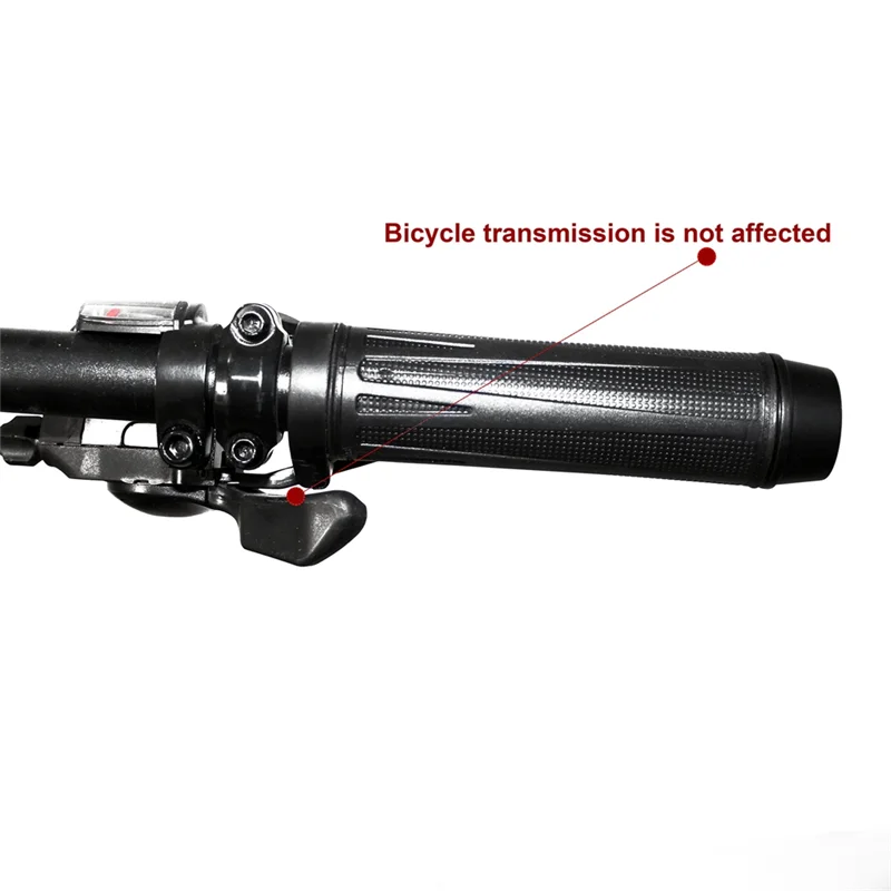 

A35F New Electric Bike Throttle With Waterproof Wire SM-3A Avoid Gear Shifting SM Black Plastic 1Pair