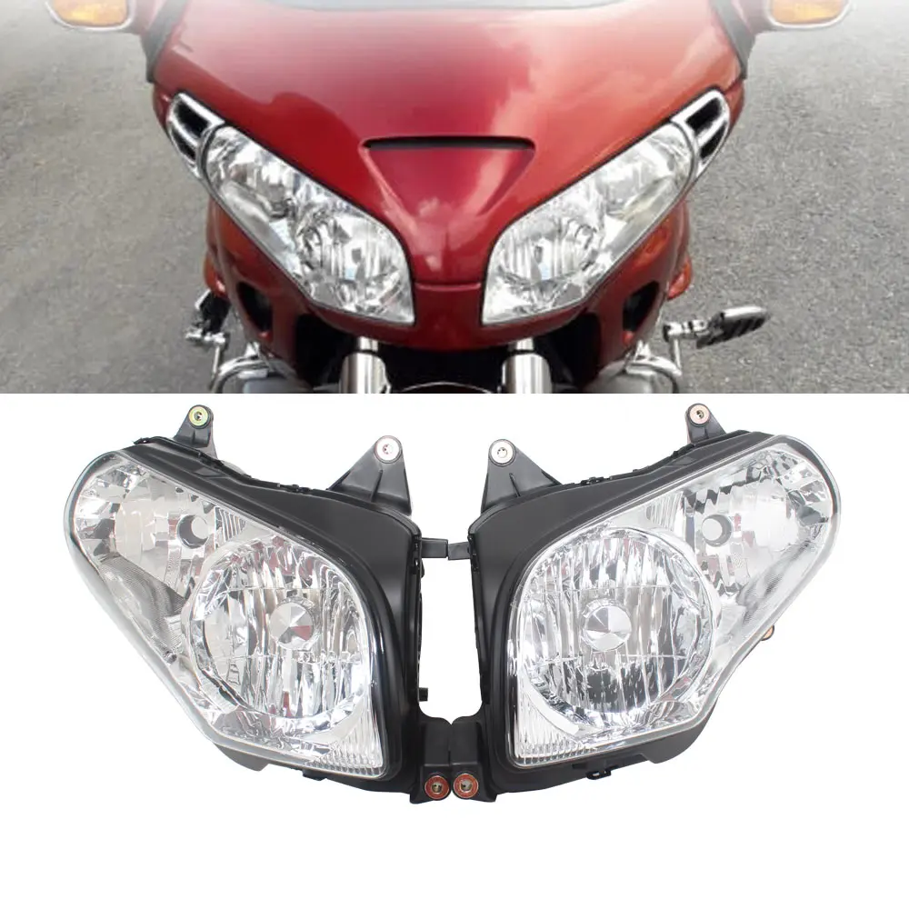 For Honda Gold Wing GL 1800 2001 2002 2003 2004 2005 2006 2017 Goldwing GL1800 Motorcycle Front Headlight Assembly Accessories