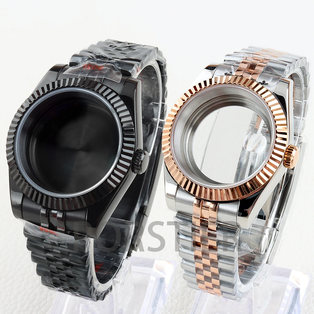 

36/39mm Nh35 Watch Case 20mm Width Jubilee Strap Solid 316L Stainless Steel for Datejust NH35 Nh36 Movement 28.5mm Dial Parts