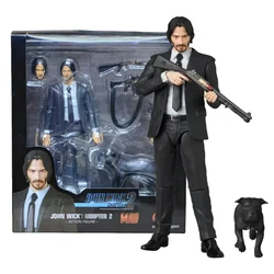 John Wick Action Figure Dog Keanu Reeves Baba Yaga Movie Figure Characters Model Doll The Continental Collectible Toy Gift