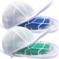 Cage de nettoyage pour chapeaux pour machines à laver, nettoyeur de chapeaux avec sac en filet, sacs ou supports à chapeaux peuvent être achetés séparément. 1