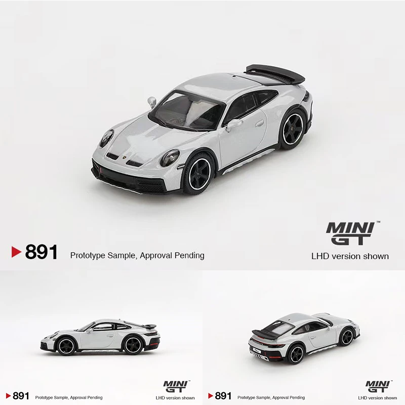 PreSale MINIGT 891 1:64 992 Dakar Ice Gray Metallic Diecast Model Collection Toys