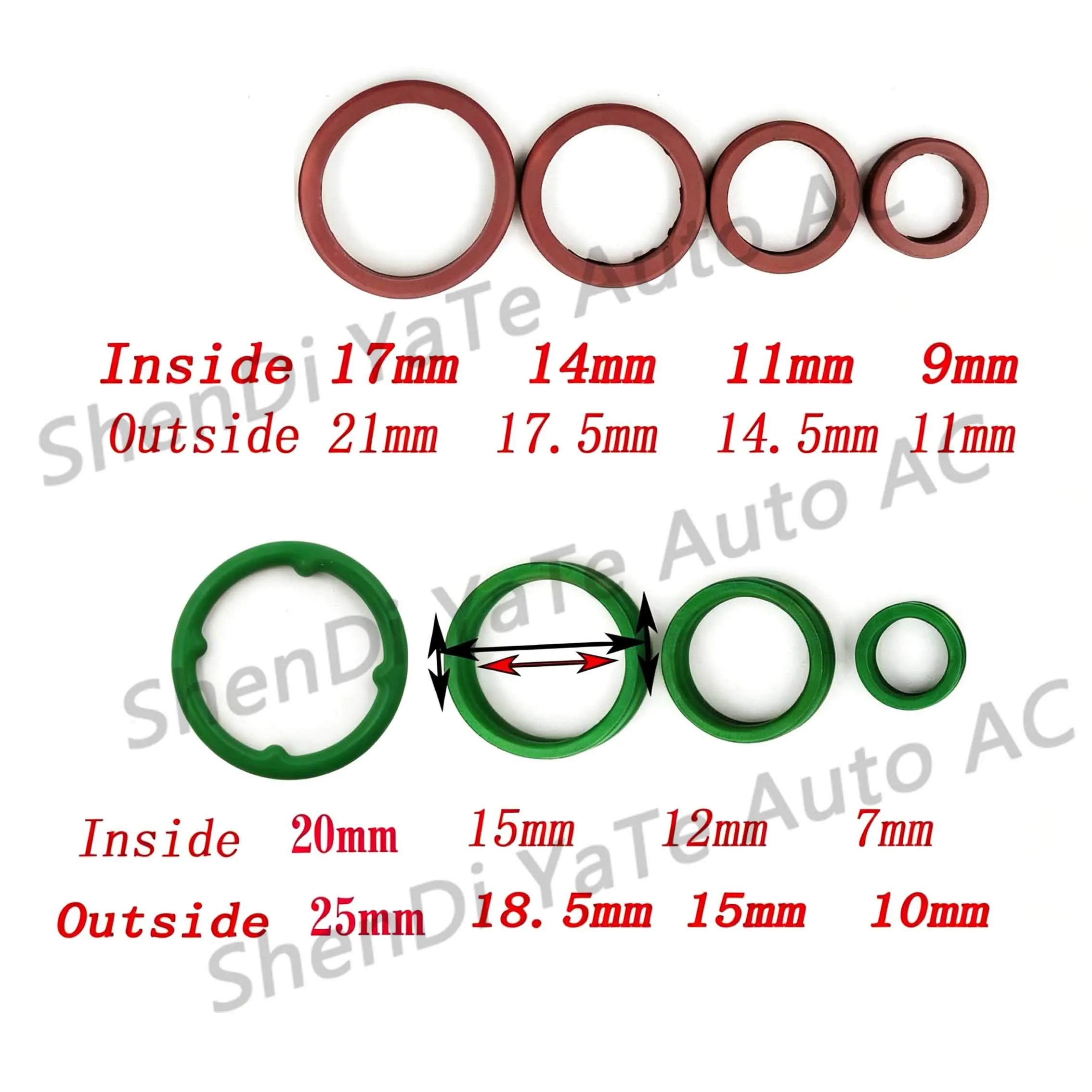 HNBR Rubber Ring Seals For Special O-Rings For Mercedes-Benz,Land Rover,BMW,Peugeot Air Conditioning System Nozzles