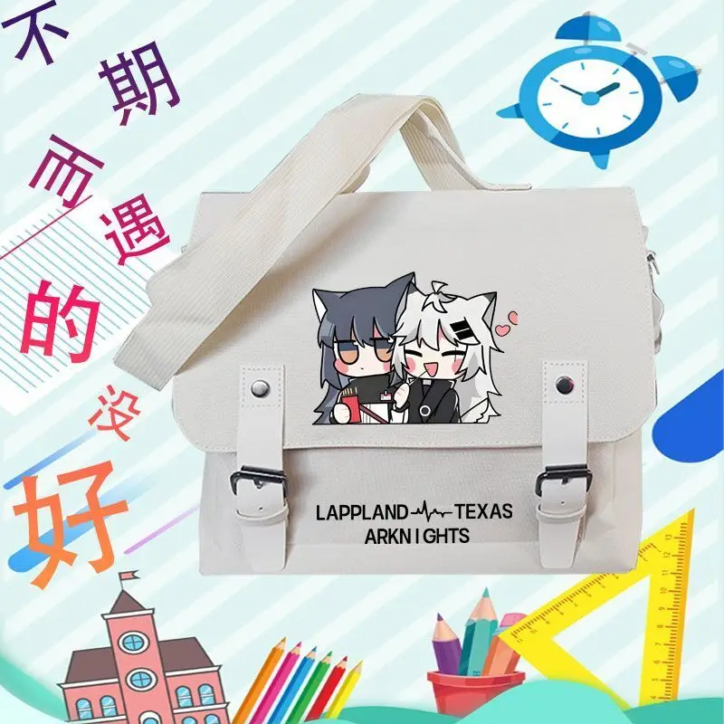 

Arknights Single Shoulder Rhode Island Amiya Game Merchandise Unisex Student Crossbody Bag Tutoring Leisure Backpack Ani