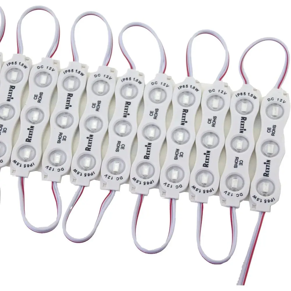 

Super Bright 200pcs 3 LED ule Storeront Lights Blue 5630 5730 SMD Waterproo Decorative Light or Letter Sign Storeront Advertisin