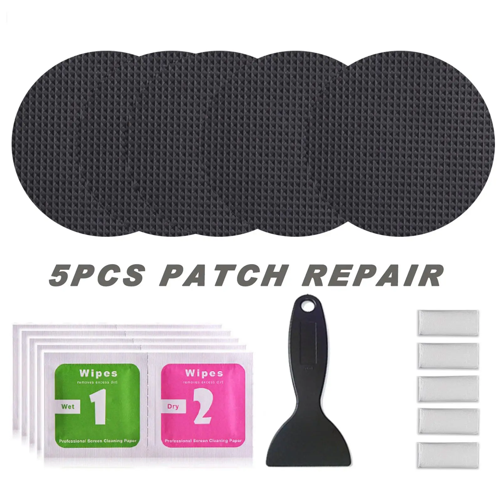 Trampoline Cobble Repair Kit Large Holes Waterproof Patch TPE Material Mattress Fixing Set for Sports