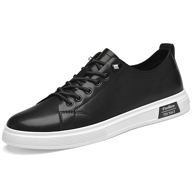 

Genuine Leather Men's Shoes Fashion Outdoor Skateboard Sneakers High Quality Casual Shoes for Men Sport Shoes Tennis Masculino