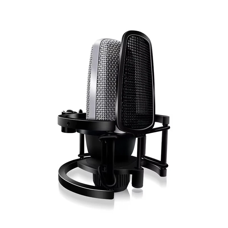 ICON SHIELD High-End Condenser Microphone Cardioid Polar Pattern Noise Cancelling XLR Professional Streaming Karaoke Sound Card