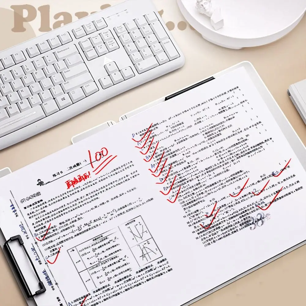 

Portable Writing Pad A4 Board Clip Folder Waterproof Large Capacity File Clipboard Memo Clip A4 File Organizer Student
